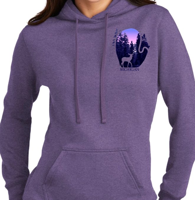 purple deer sweatshirt 3