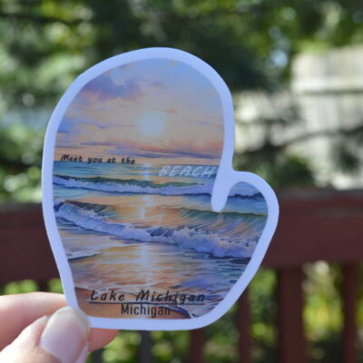 Decal Lake Michigan Sunset